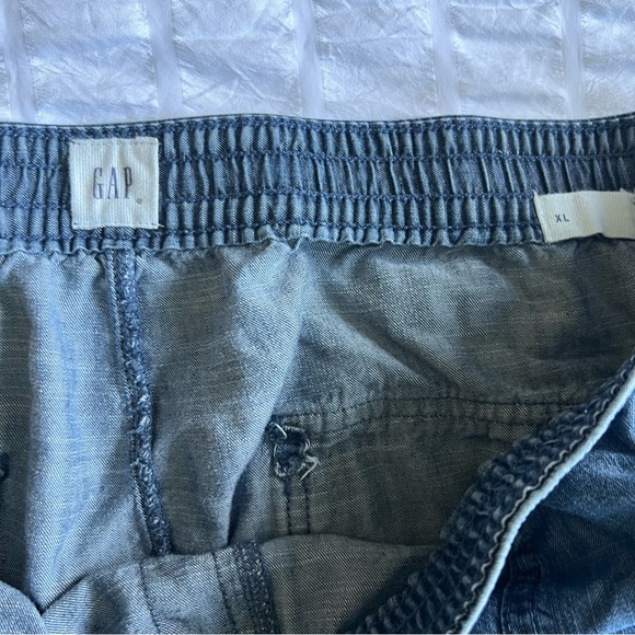 GUC Gap chambray tie elastic ankle pants - Picture 4 of 4
